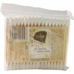 LYBAR Natural bamboo Vatové tyčinky v sáčku 100 ks – Zboží Dáma