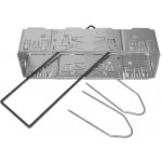 Univerzální kastlík rádia ISO krátký, včetně vytah. vidliček a plastového lemu – Zboží Živě