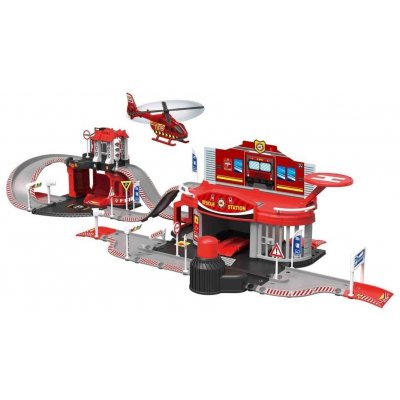 Bavytoy Hasičská stanice s vozidly a 2 figurkami BV0554 – Zboží Dáma