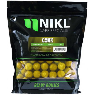 Nikl Ready boilie Corn 1 kg 30 mm – Hledejceny.cz