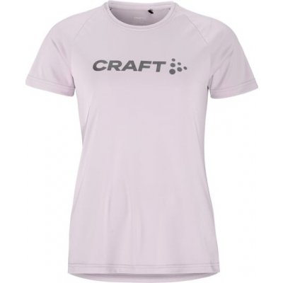Craft CORE Essence Logo dámské tričko růžová – Sleviste.cz