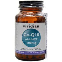 Viridian Co-Q10 with MCT 30 kapslí