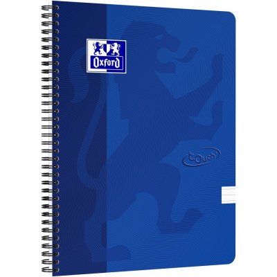 OXFORD Zápisník A4+ Nordic Touch linka modrý 70 listů – Zboží Dáma