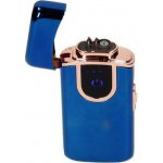 Gentelo Plazmový s indikátorem baterie Modrá + Možnost GRAVÍROVÁNÍ – Zboží Dáma