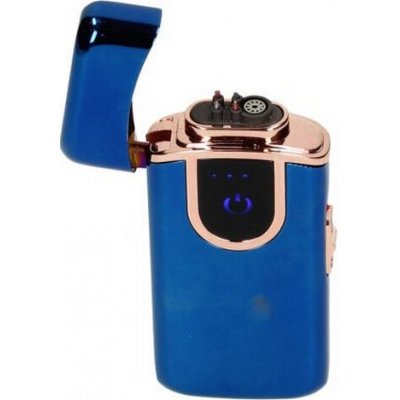 Gentelo Plazmový s indikátorem baterie Modrá + Možnost GRAVÍROVÁNÍ – Zboží Dáma