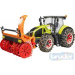 Bruder 3017 Traktor Claas Axion 950 set se sněžnou frézou a řetězy plast 1:16 – Zbozi.Blesk.cz