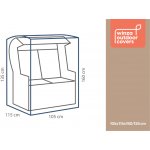 Winza Obal na plážové křeslo 105x115x160/135 cm – Zboží Dáma
