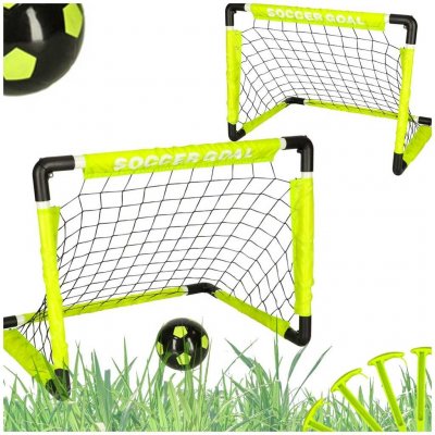 KIK KX3813 Fotbalová branka malá 2 ks sada s pumpičkou a míčem – Zboží Dáma