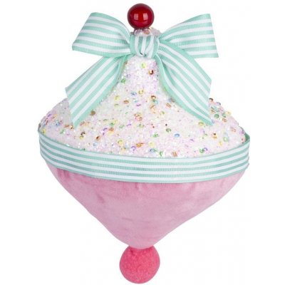 MagicHome Dekorace Candy Line růžová 15 cm závěsná – Hledejceny.cz