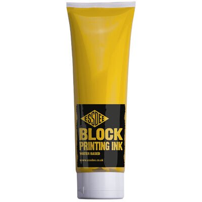 EssDee Block Printing Ink barva na linoryt 300 ml žlutá – Zboží Mobilmania