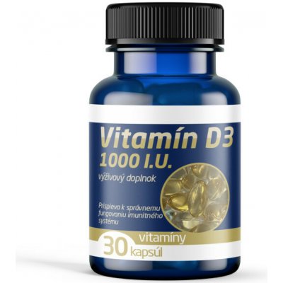 Inca Collagen Inca Vitamin D3 1000 I.U. 30 kapslí – Hledejceny.cz