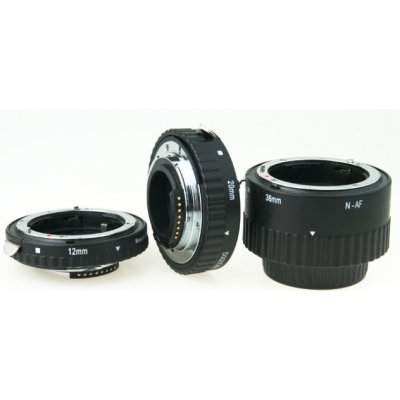 MEIKE mezikroužky set 12/20/36 mm pro Nikon F – Zboží Mobilmania