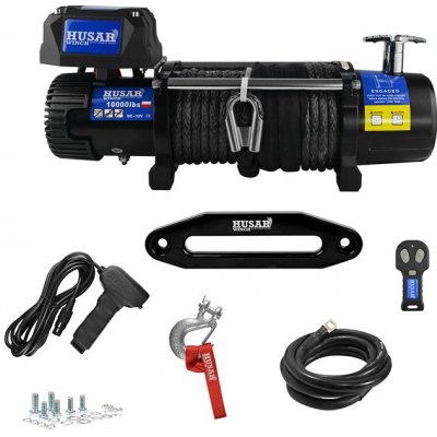 Naviják 12 V HusarWinch BST 10000 lbs syntetické lano – Sleviste.cz