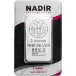 Nadir investiční stříbrný slitek 1 oz Metal – Zboží Dáma
