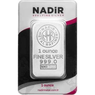 Nadir investiční stříbrný slitek 1 oz Metal – Zboží Dáma