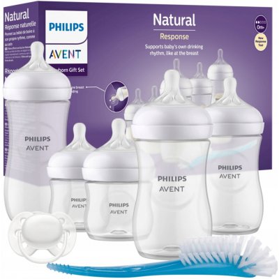 Avent novorozenecká startovací sada Natural Response s ventil AirFree transparentní – Sleviste.cz