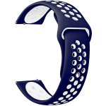 Eternico Sporty Universal Quick Release 22mm Pure White and Blue AET-U22SP-WhBl – Zboží Živě