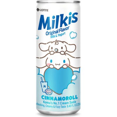 LOTTE Milkis Original - Mléčná perlivá limonáda 250 ml – Zboží Dáma