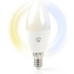 Nedis SmartLife svíčka, Wi-Fi, E14, 470 lm, 4.9 W, Teplá studená bílá – Zboží Živě