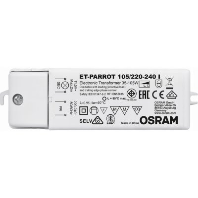 OSRAM Elektronické trafo ET PARROT 105/220-240 I – Zboží Mobilmania