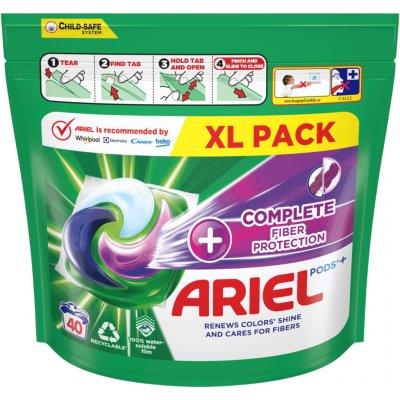 Ariel All in1 Pods+ Fiber protection kapsle na prání 40 PD – Hledejceny.cz