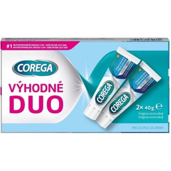 Corega Original extra silný fixační krém Duo 2 x 40 g