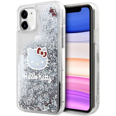 Hello Kitty Liquid Glitter Electroplating Head Logo iPhone 11, průhledná – Zboží Mobilmania