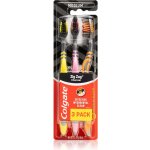 Colgate ZigZag Charcoal zubní kartáčky střední 3 ks – Zboží Dáma