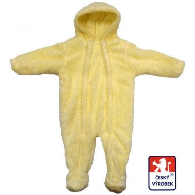 Zimní kojenecký overal Dětský svět Lama žlutý – Zboží Mobilmania