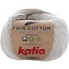 Příze Katia Fair Cotton 11 Pearl Light Grey Pletací příze