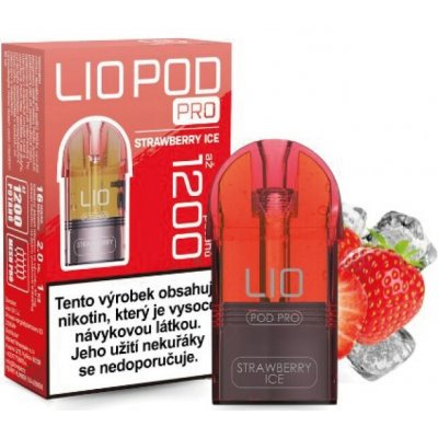 Lio Pod Pro Strawberry Ice 16 mg 1200 potáhnutí – Zboží Mobilmania