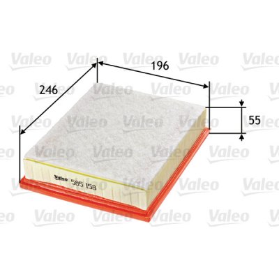 Vzduchový filtr VALEO 585158 – Hledejceny.cz