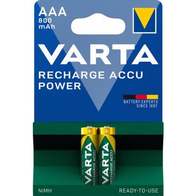 Varta Power AAA 800 mAh 2ks 56703101402 – Zboží Živě