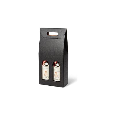 Krabice na víno černá, na 2 lahve – Hledejceny.cz