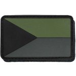 Nášivka gumová 3D: Vlajka Česká republika olivová – Zboží Mobilmania