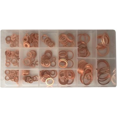 MAR-POL Sada měděných podložek 220 dílů 61257 M66458 – Sleviste.cz