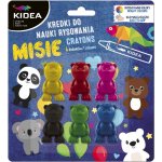 Kidea voskovky medvídci 6 barev – Hledejceny.cz