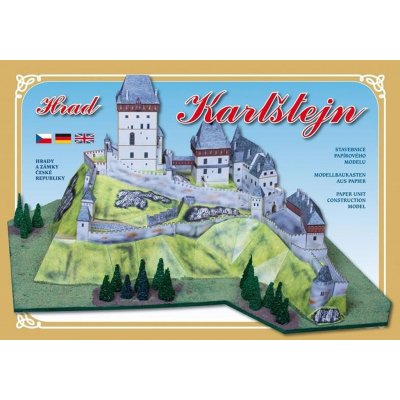 Hrad Karlštejn - Stavebnice papírového modelu – Zboží Mobilmania