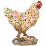Dekorace slepice posetá květy - 27*16*31 cm – Hledejceny.cz