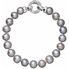 Evolution Group perlový z pravých říčních perel šedý 23010.3
