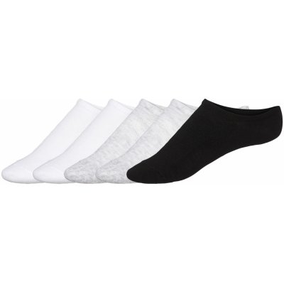 Esmara dámské nízké ponožky 5 párů bílá/šedá/černá – Zboží Mobilmania