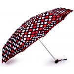 Puntíky dámský mini skládací deštník černý – Zbozi.Blesk.cz
