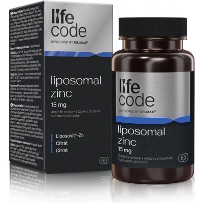 LifeCode developed by Dr. Max® Liposomal Zinc 60 kapslí – Hledejceny.cz