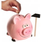 Pokladnička prasátko s kladívkem střední – Zbozi.Blesk.cz