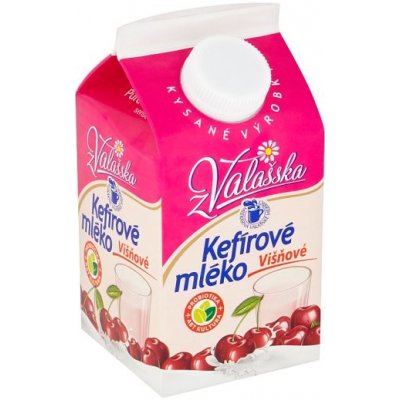 Mlékárna Valašské Meziříčí Kefírové mléko nízkotučné višňové 450 g – Zboží Mobilmania