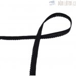 Krajka paličkovaná černá, šíře 10 mm – Zboží Mobilmania