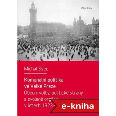 Komunální politika ve Velké Praze: Obecní volby, politické strany a zvolené orgány v letech 1923 - 1938 - Michal Švec