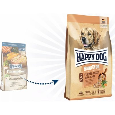 Happy Dog Premium NaturCroq Flocken Mixer 10 kg – Sleviste.cz