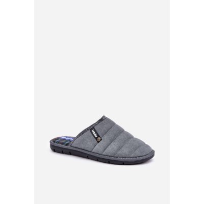 Inblu pánské domácí pantofle s plnou špičkou 91000027 šedé grigio – Zboží Mobilmania