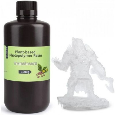 Elegoo Plant-based Resin 1KG Translucent 50.103.0045 – Zboží Živě
